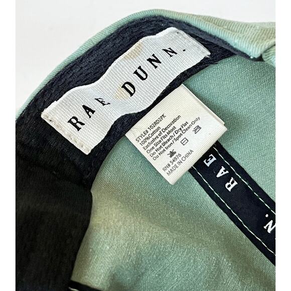 Set of Rae Dunn Mama and Mini Green Strapback Hat Cap Fashion